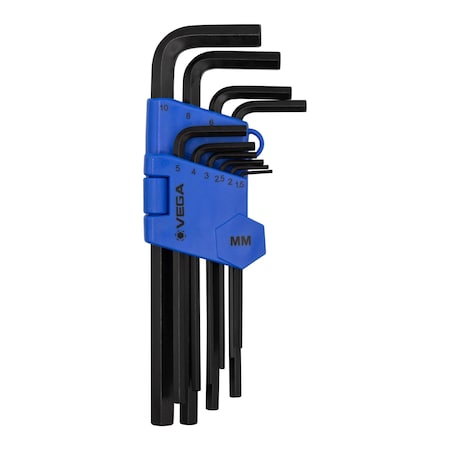 Vega Hex L-Key Set - Metric (Long), 10 pieces HL10AM